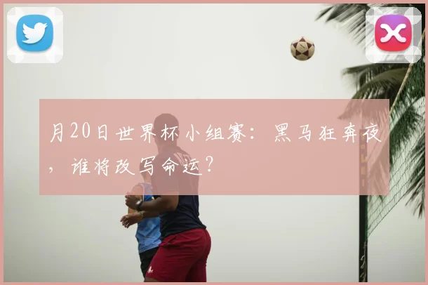 月20日世界杯小组赛:黑马狂奔夜,谁将改写命运?